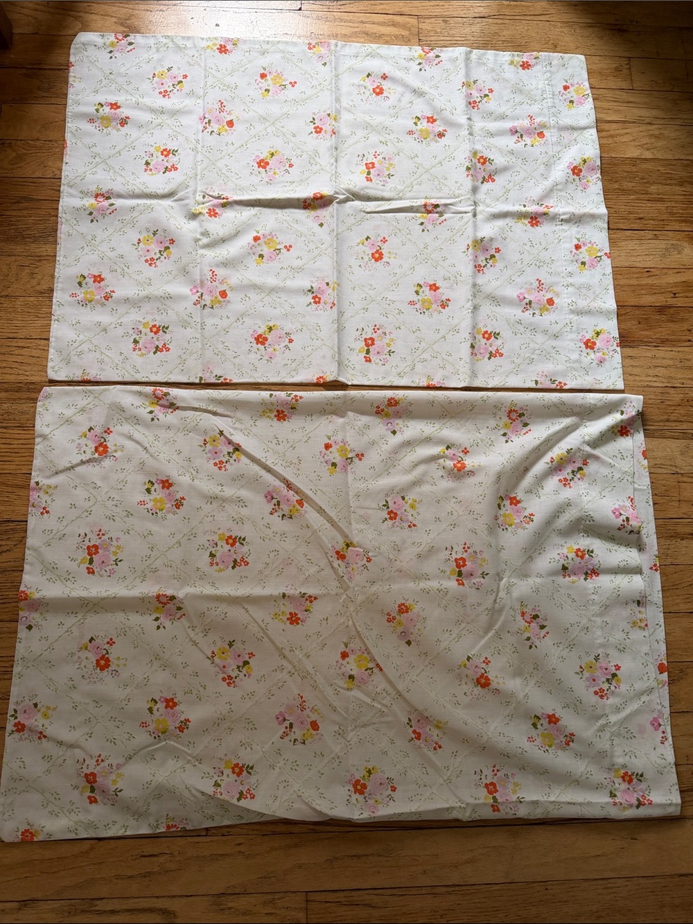 Vintage Floral Print Pillowcases